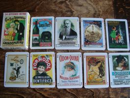 Cartes à jouer "Affiches rétro"