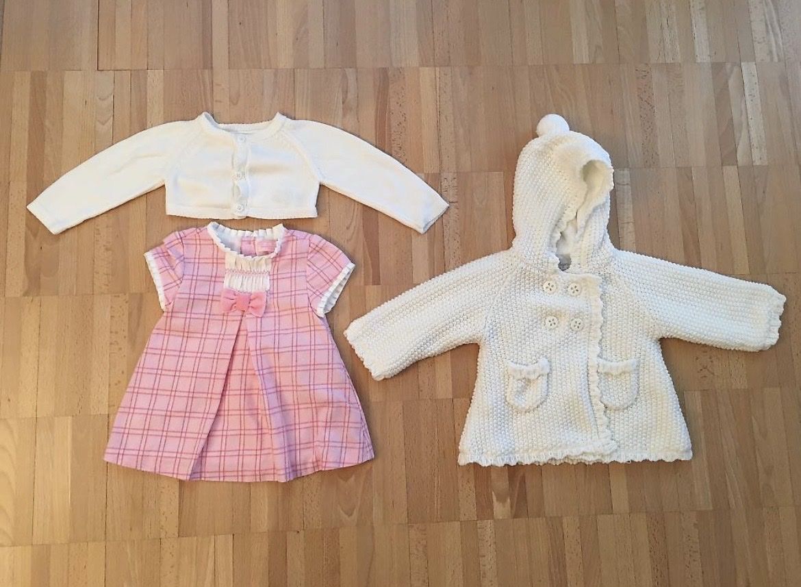 Mayoral Kleiderpakete & -sets: Süesses Mädchen Set, Kleid, Jäckli & Strickjacke, Grösse 68 – Neu (gemäss Beschreibung) aus Frauenfeld von dan_ygp2
