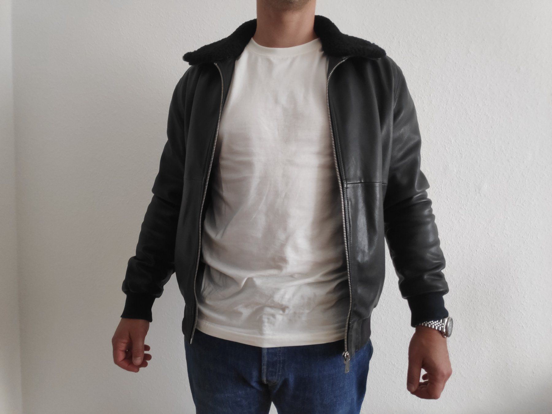 Globus Giacche: Lederjacke Yves (Globus) | Grösse M | Schwarz – Usato da Bern venduto da anger47 8