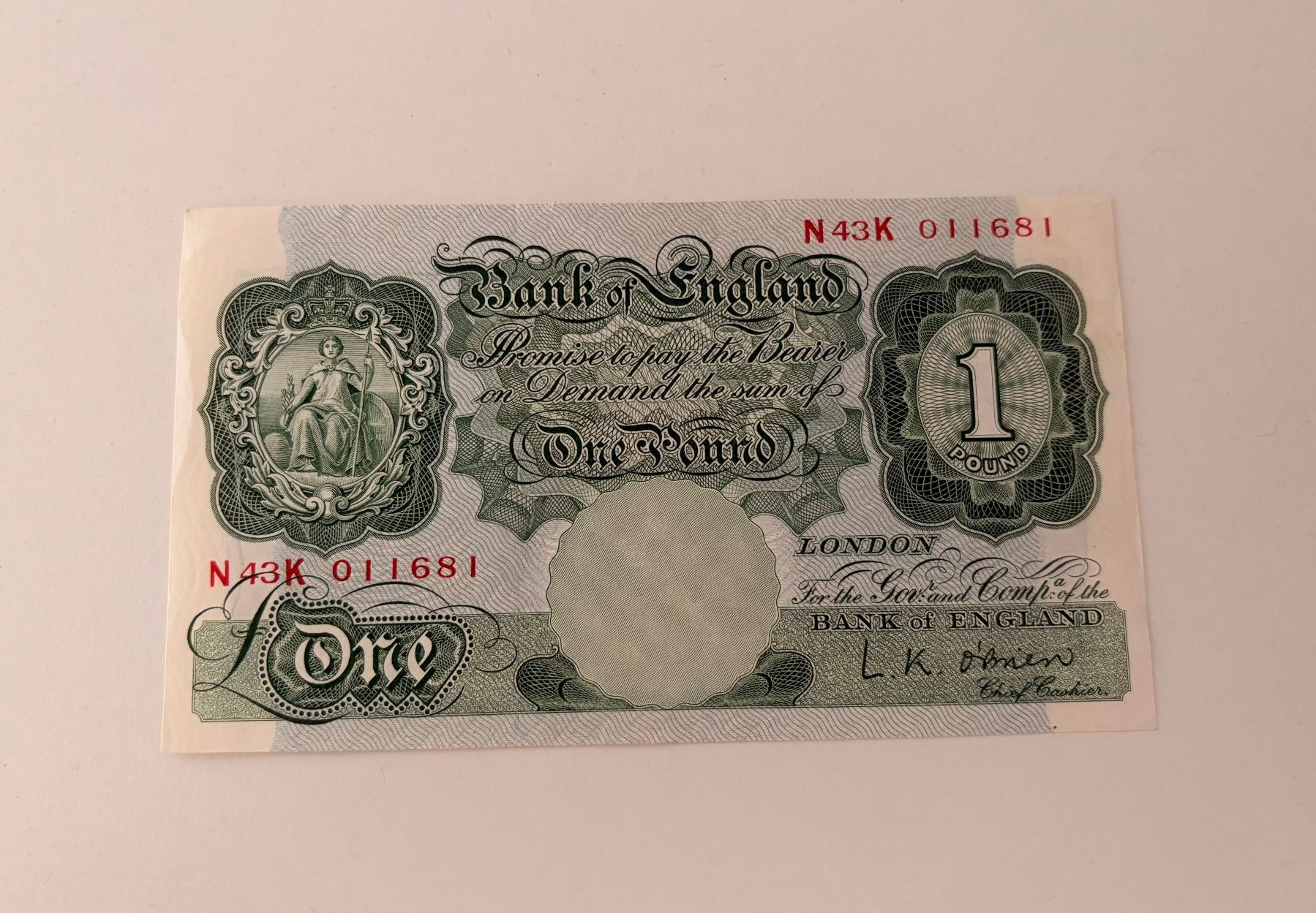Billets de banque: Grossbritannien One Pound – Neuf (Voir description) à Adliswil par 0ml4t