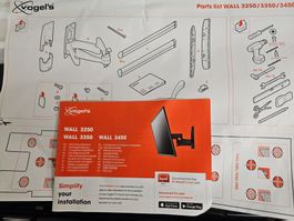 Vogel's WALL 3250 TV Wandhalterung schwenkbar NEU