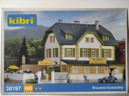 Brauerei-Gaststätte, Bausatz von Kibri H0, Fabrikneu