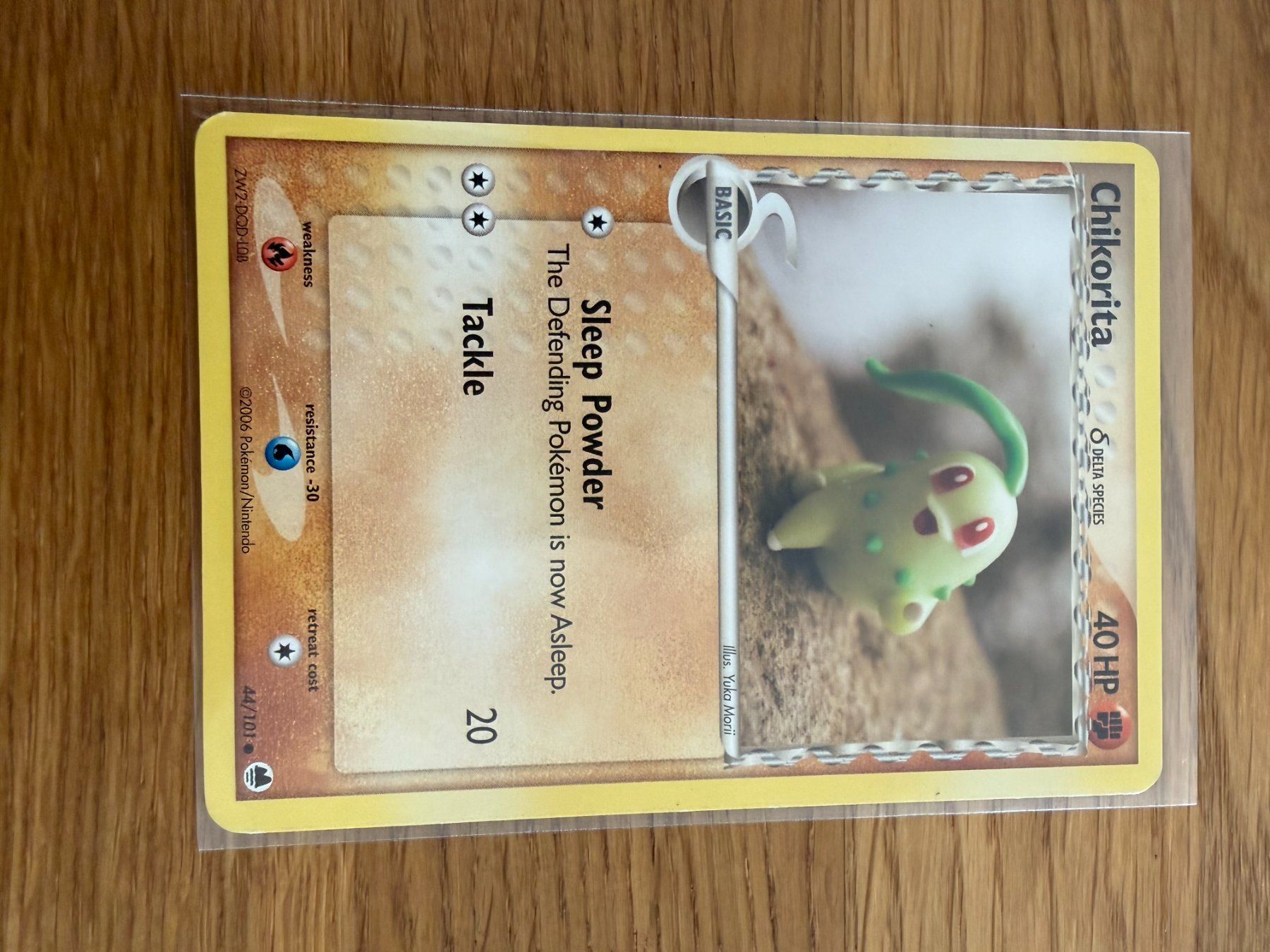 Pokémon Carte collezionabili: Chikorita 44/101 – Usato da Amriswil venduto da sim_nlb6