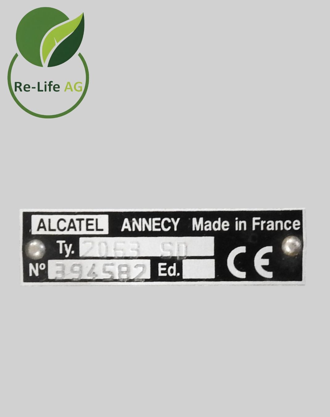 Matériel de laboratoire: Alcatel Typ 2063 SO Rotary Vane Vacuum Pump – D'occasion à Reinach BL par Re-LifeAG_Labor 5