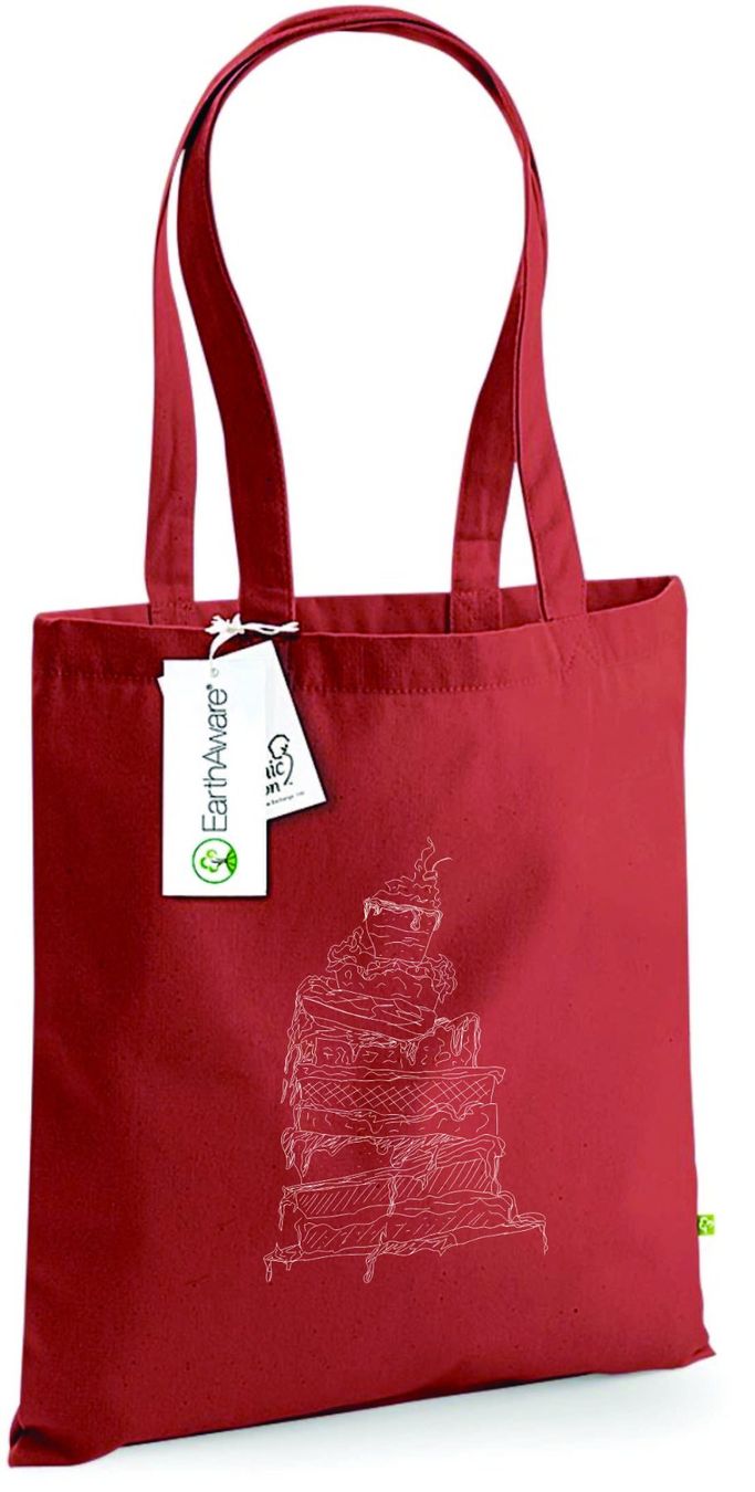 Borse: Sketches Collection Canvas Tasche - Torte – Nuovo e nell'imballaggio originale da Münchenbuchsee venduto da Monali