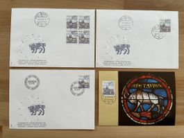 Ersttagsbriefe & AK von Sternzeichen Stier