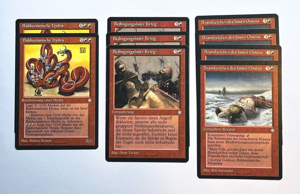 Magic The Gathering Carte collezionabili: Magic The Gathering Rare Sammlung Eiszeit Rot 25 Stück – Usato da Duggingen venduto da nad_6yzh 2