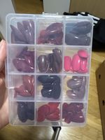 Künstliche Nägel Set in vielen Farben & Grössen, Neu