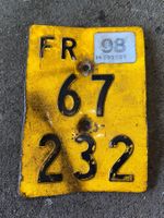 Mofa Nummernschild FR