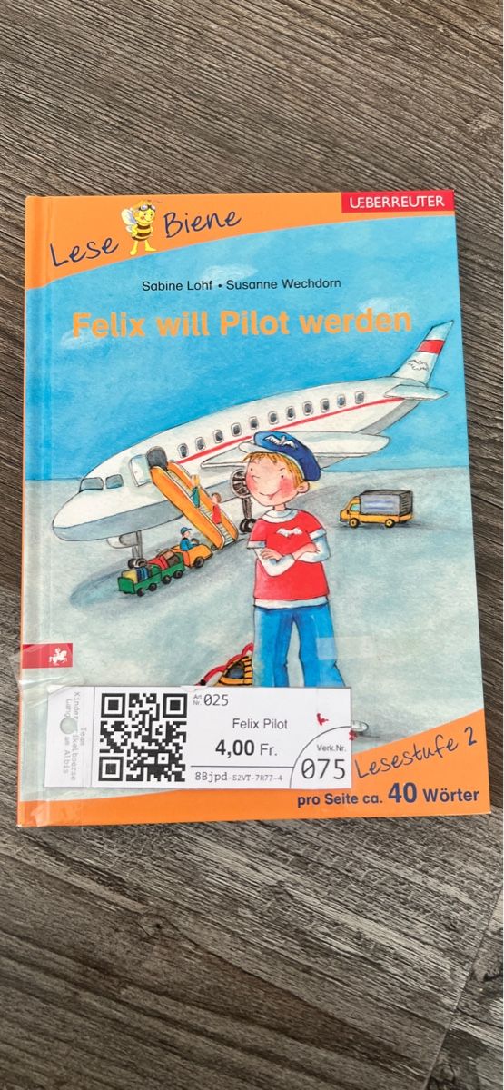 Livres: Felix will Pilot werden LeseStufe 2 – D'occasion à Langnau am Albis par dodi83