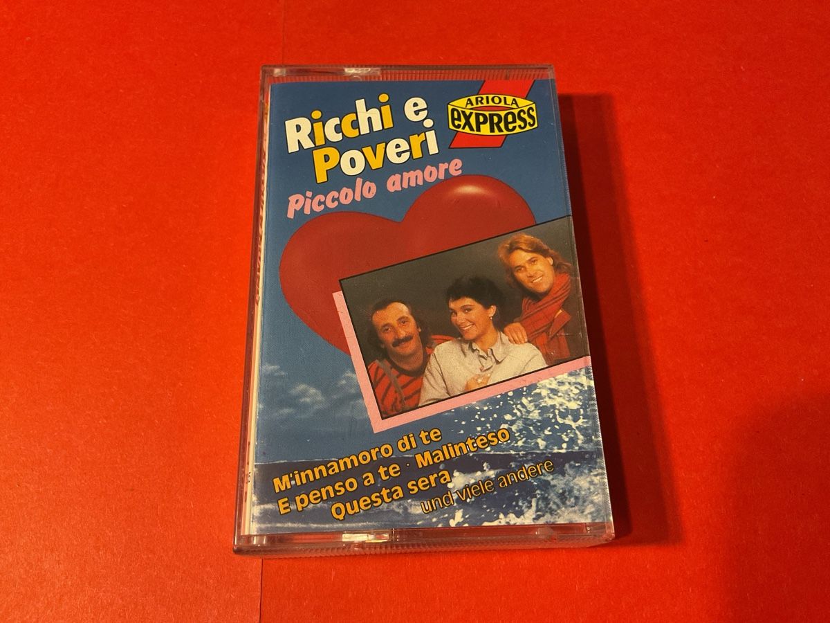 Musicassette: Kassette Ricchi e Poveri Piccolo amore Ariola Express – Usato da Steinach venduto da Quarkie