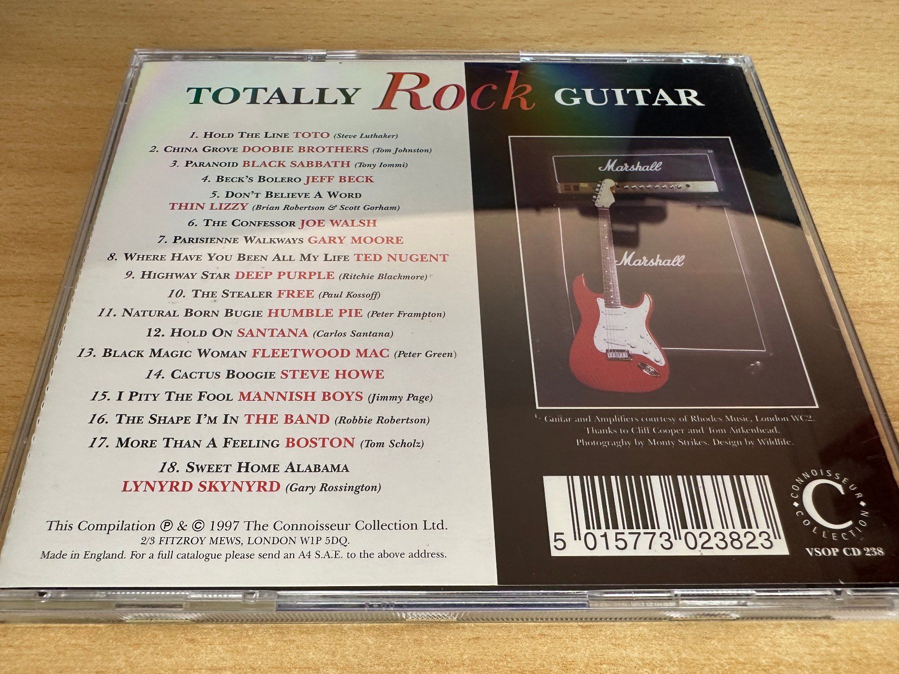 CD: Various – Totally Rock Guitar – Usato da Rikon im Tösstal venduto da Alpenmutz 1