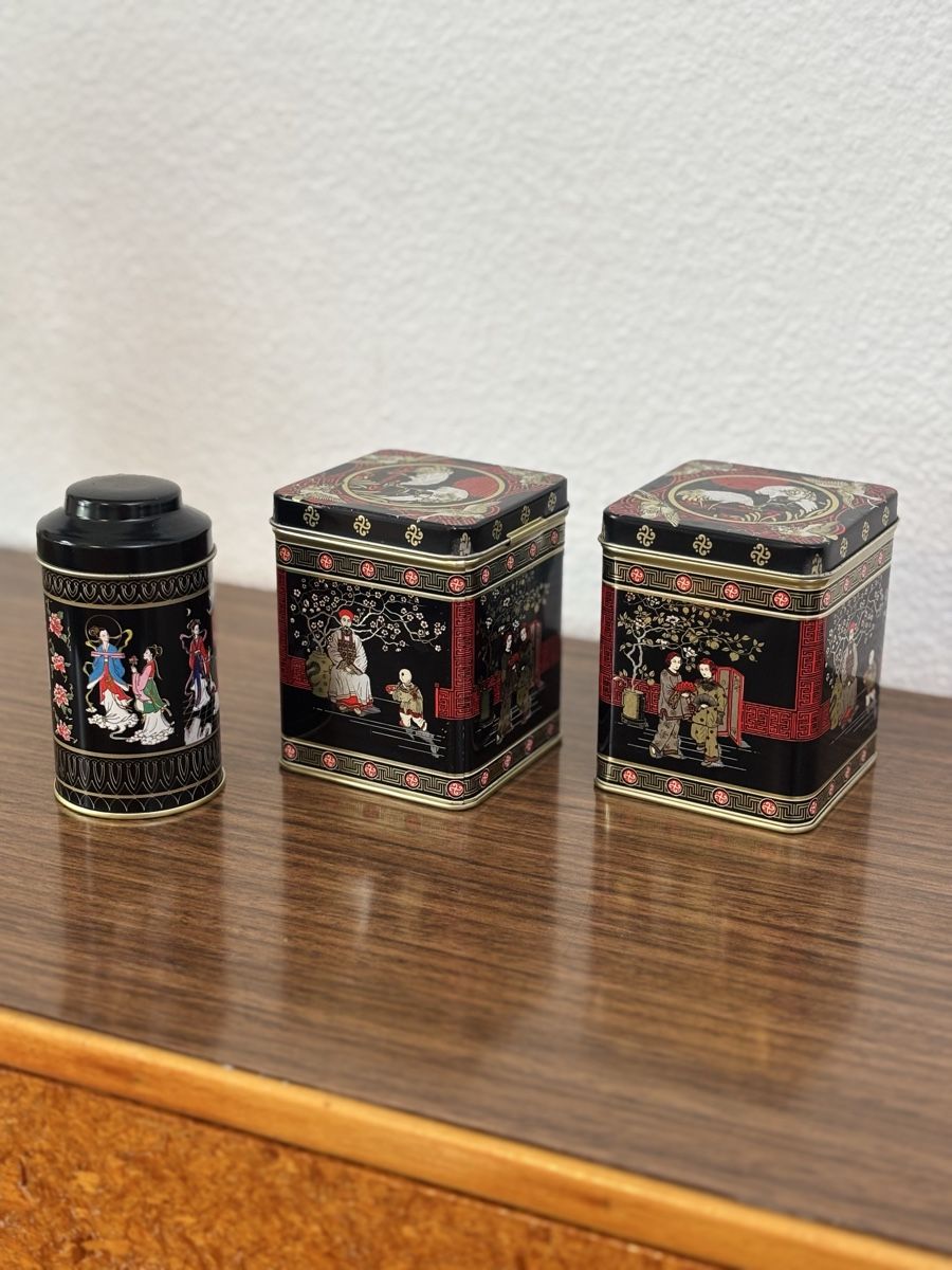 Contenitori & Simili: 3er-Set Teedosen - Japanstil – Usato da Winterthur venduto da JAKU.SPACE