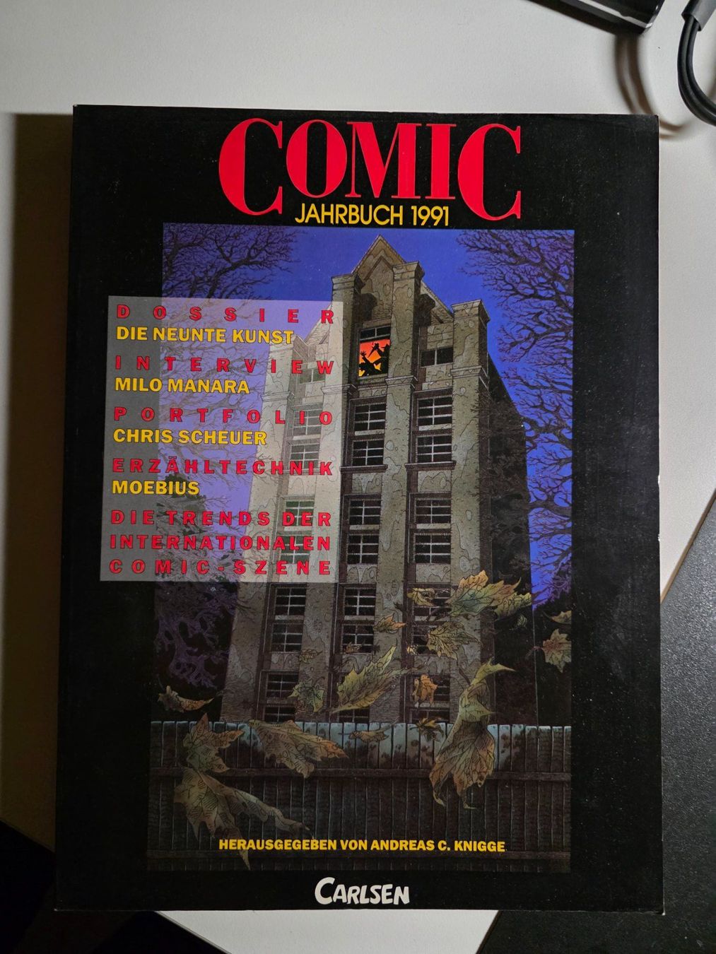 Fumetti: Comic Jahrbuch 1991 - Carlsen - Andreas C. Knigge – Usato da Walterswil BE venduto da Lonitti