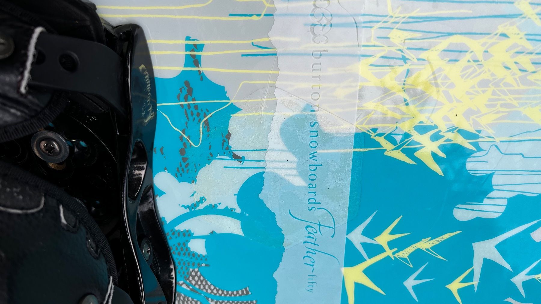 Burton Board: Burton Snowboard Set Femmes: Feather 149cm+Fixations S – Usato da Versoix venduto da annavm29 3