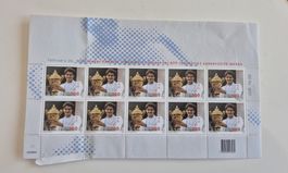 Le timbre-poste suisse de 2007 à l'effigie de Roger Federer