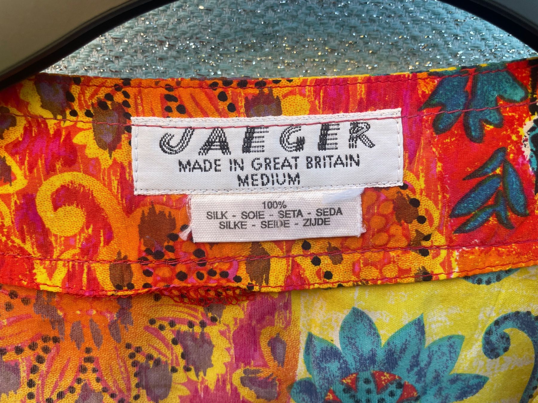 Camicette: Vintage JAEGER Bluse Gr. M 100 % Seide – Usato da Frasnacht venduto da GracyStore 2