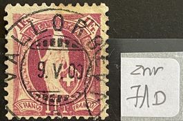Sek 71d Vollstempel Vallorbe