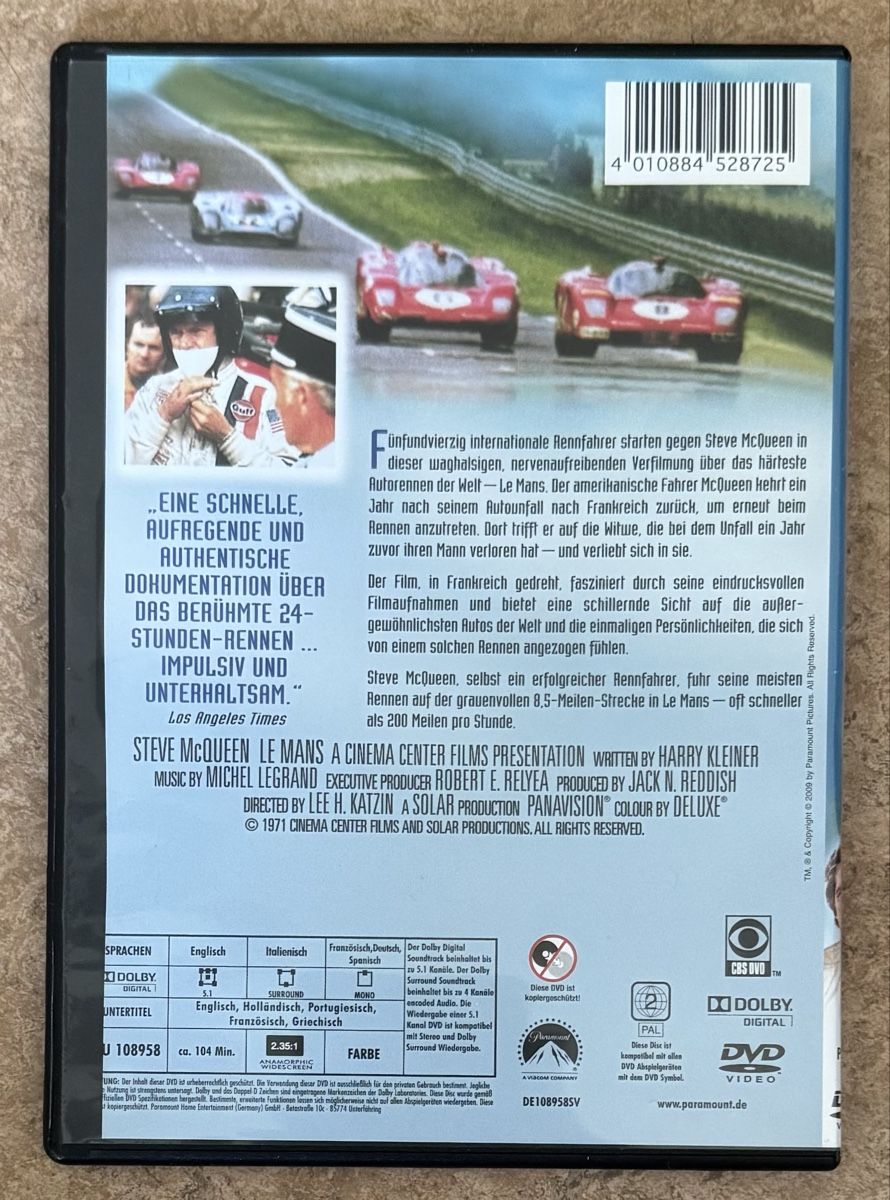 Tutti i DVDs: LE MANS  – Nuovo (secondo la descrizione) da Dietikon venduto da AndreaSch01 1