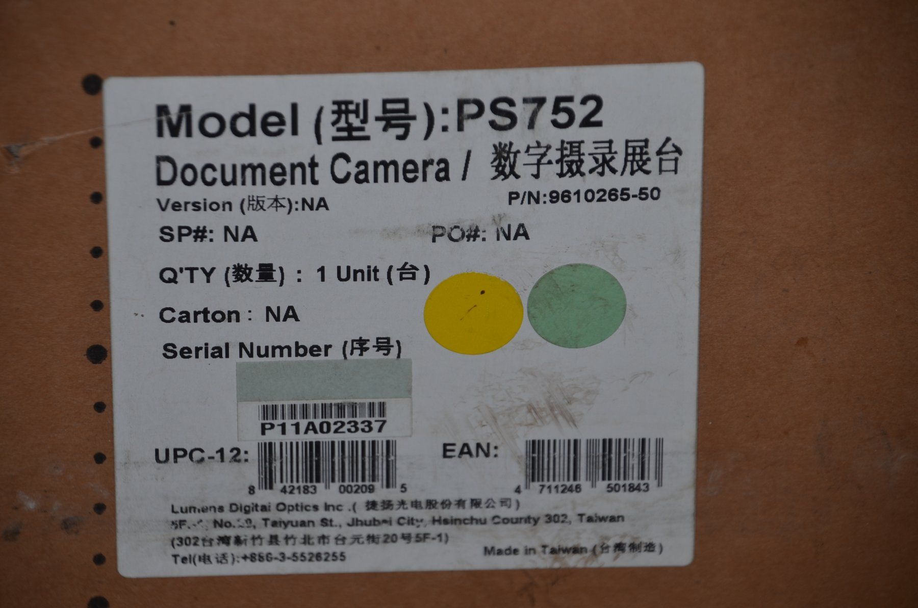 Webcams: Lumens PS752 Dokumentenkamera Visializer visualiseurs – Neu und originalverpackt aus Collonges von arashee 6