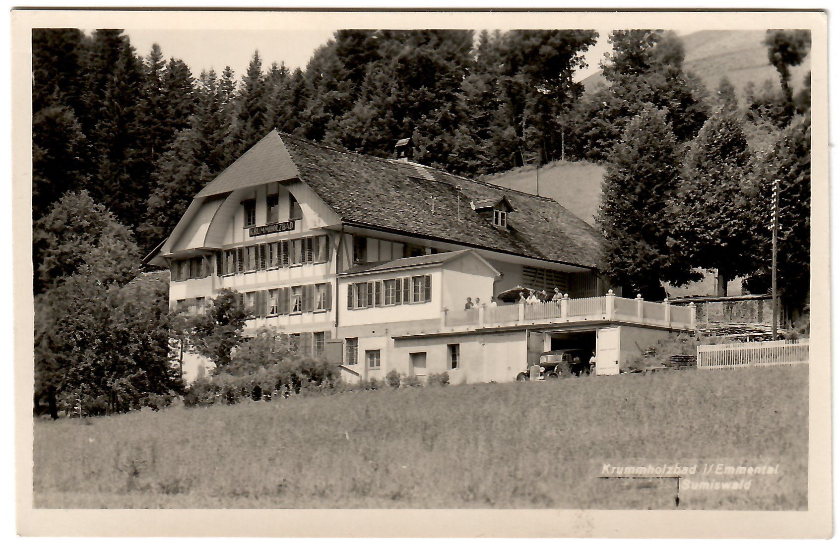 Cartoline postali: Ansichtskarte Krummholzbad i. Emmental  (Sumiswald) – Usato da Kerns venduto da etma3