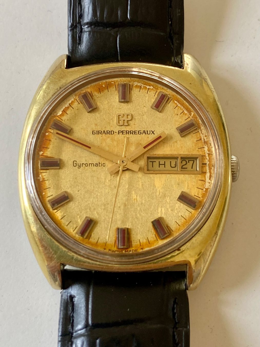 Girard-Perregaux Uhren: Girard Perregaux Gyromatic Day Date Ruby indexes dial – Gebraucht aus Küsnacht ZH von Pedramy 1