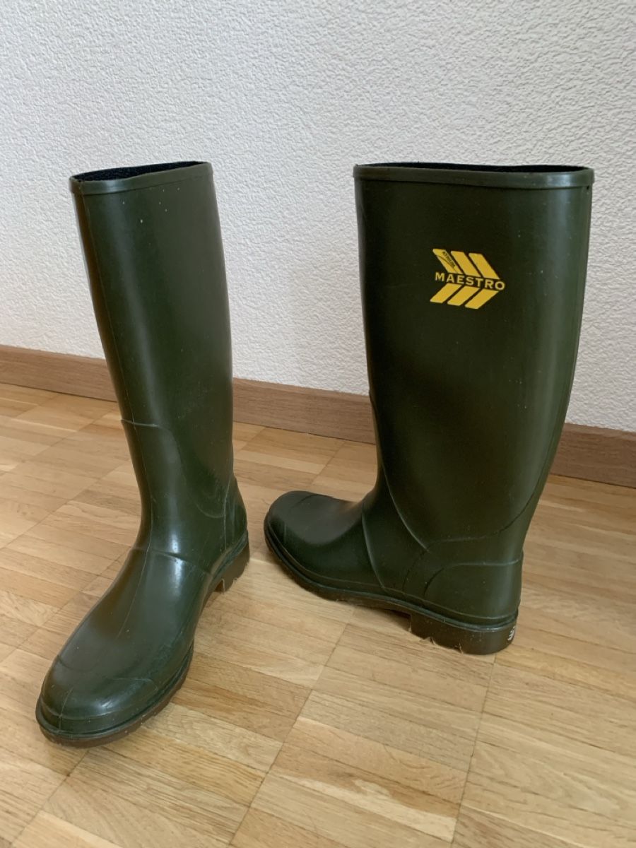 Herrenschuhe: Bottes caoutchouc Maestro, pointure 37 – Neu (gemäss Beschreibung) aus St-Imier von gui_6b6f