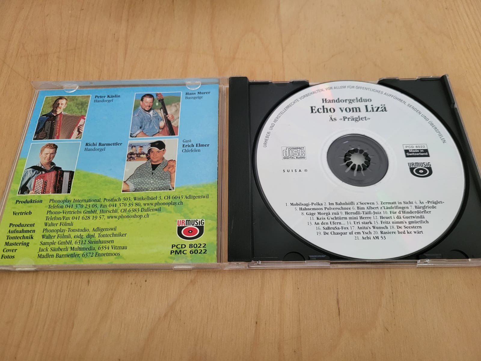 CDs: CD Handorgelduo Echo vom Lizä "Äs Präglet» – Gebraucht aus Urnäsch von Rteppich 2