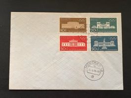 Brief BRD 624 - 627 "Olympische Sommerspiele" (1970)  (V681)