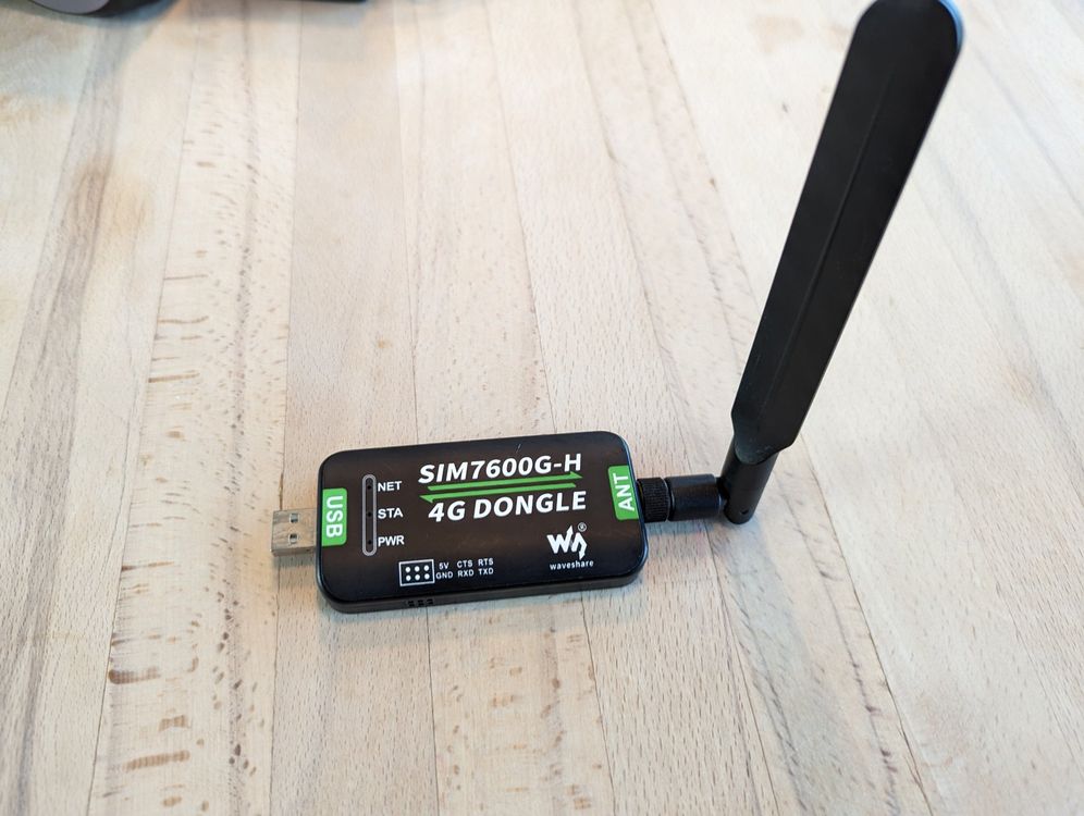 WaveShare SIM7600G-H 4G - USB Dongle für Raspberry PI o.ä. (Gebraucht ...
