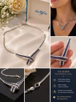 Collier edel und hochwertig Silber 925. Gewicht gesammt 32 g