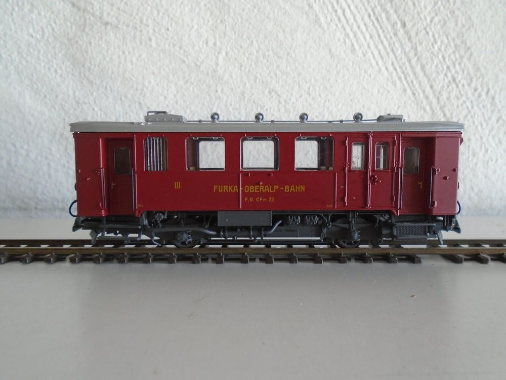 Bemo H0m - o.a. 3255 - Model train passenger carriage (2) - 2 two-class