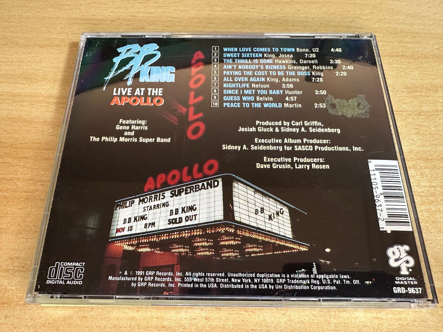 CDs: L8 B.B. King – Live At The Apollo – Gebraucht aus Rikon im Tösstal von Alpenmutz 1