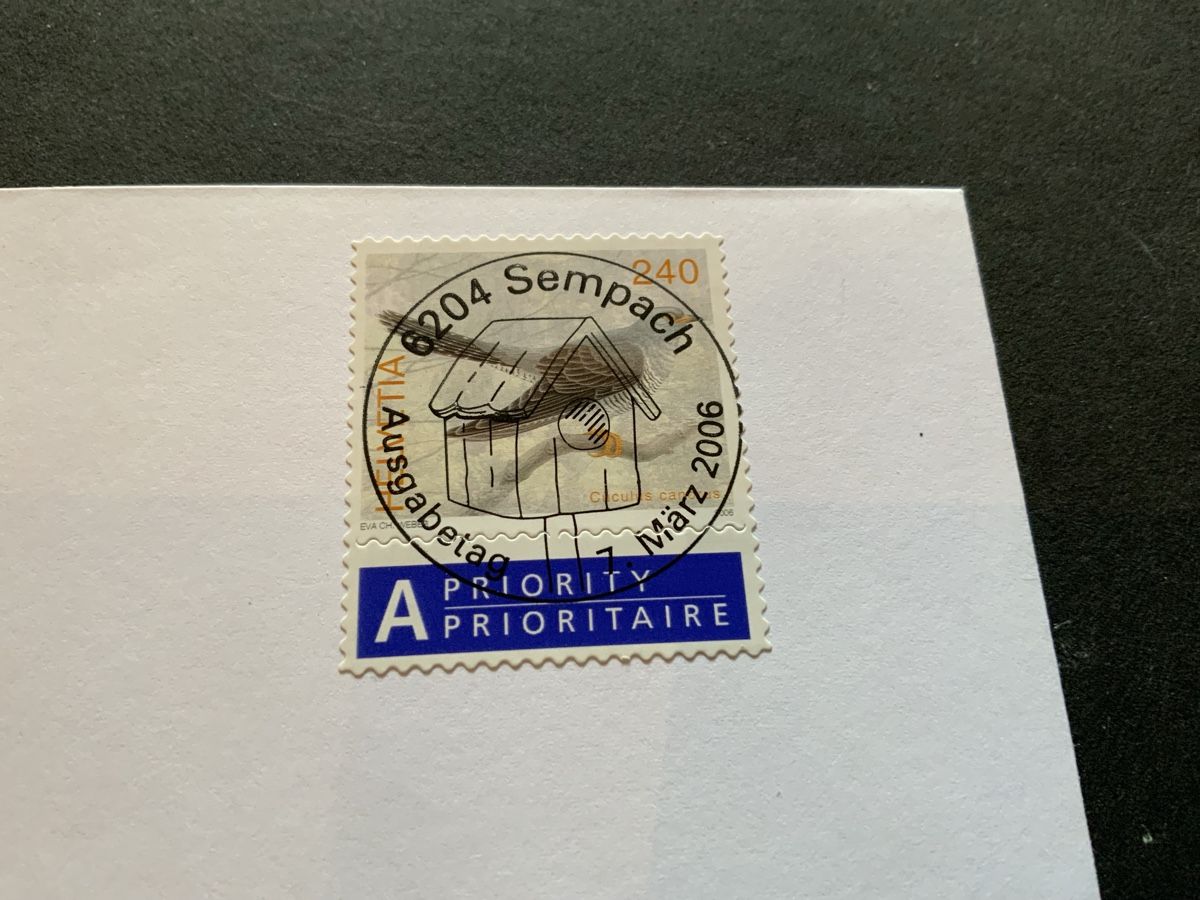 Alle Briefmarken: 2006 EINHEIMISCHE VÖGEL FDC VOLL EINWANDFREI  – Gebraucht aus Beinwil am See von Ricri 1