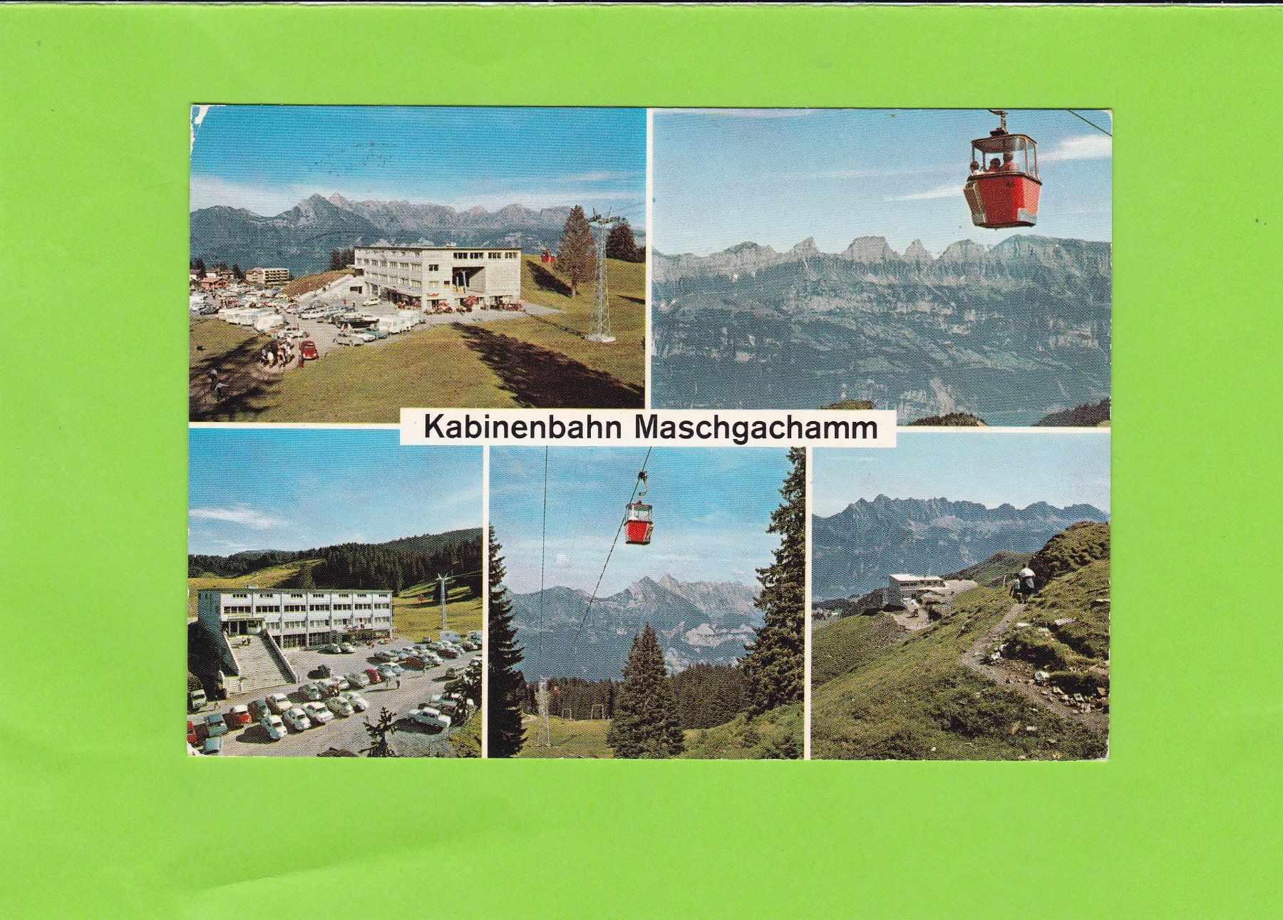 Cartoline postali: Kabinenbahn Maschgachamm – Usato da St. Peterzell venduto da neckertal