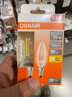 5 x Osram LED E14 (25W, warmweiss, 250 lm)
