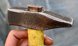 alter Schmiede Schlosser HAMMER  L 38cm
