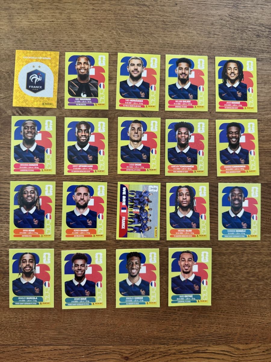 Panini Carte collezionabili: Frankreich Panini WM 2026 – Nuovo (secondo la descrizione) da Emmenbrücke venduto da Lukee1901