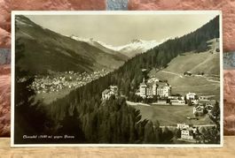 Kurhaus CLAVADEL (1680 m) gegen Davos - Höhenklinik