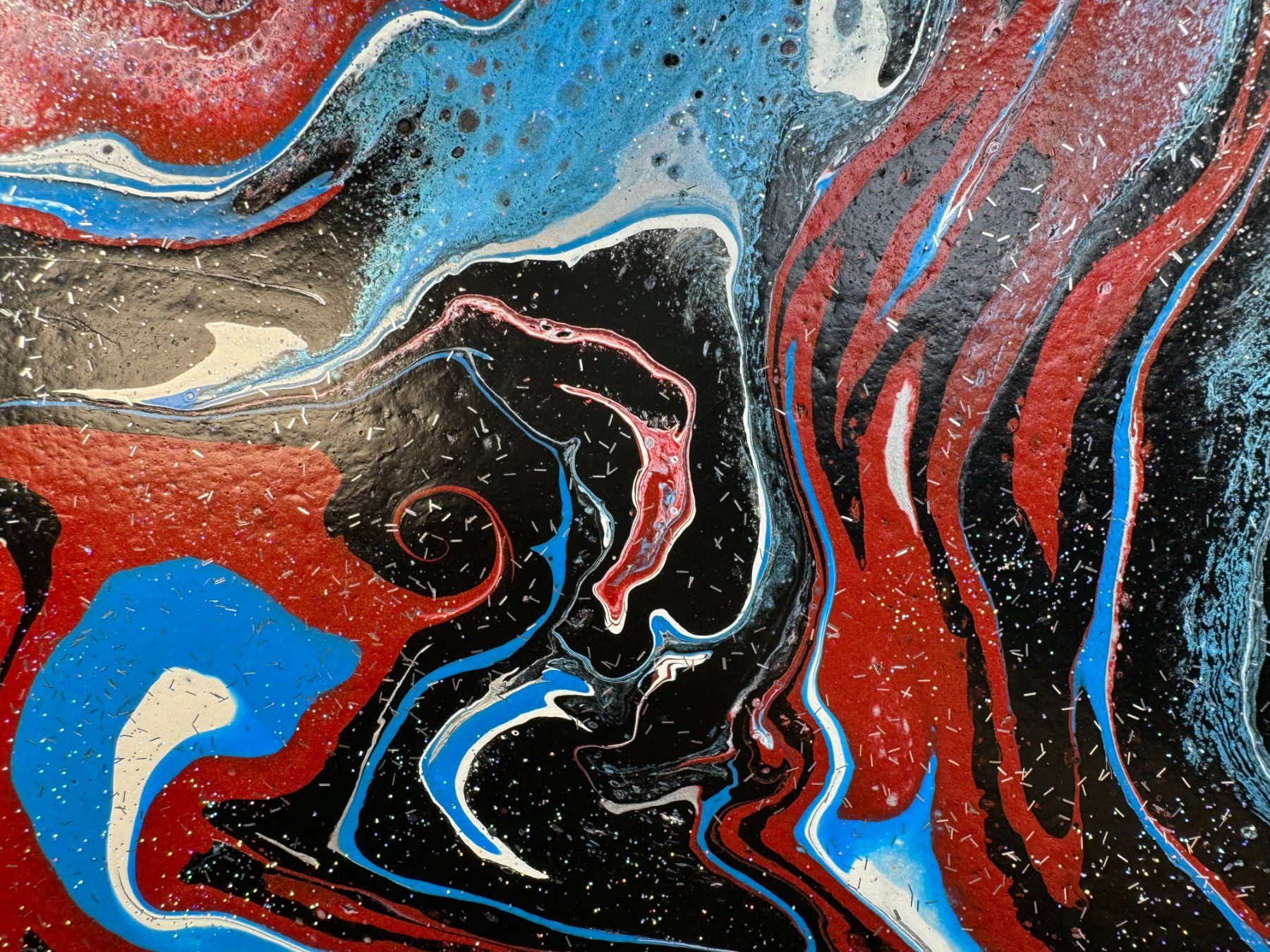 Dipinti: Acryl-Flüssigkeitsmalerei, rechteckig – Usato da Schlieren venduto da MayaSheng1983 1