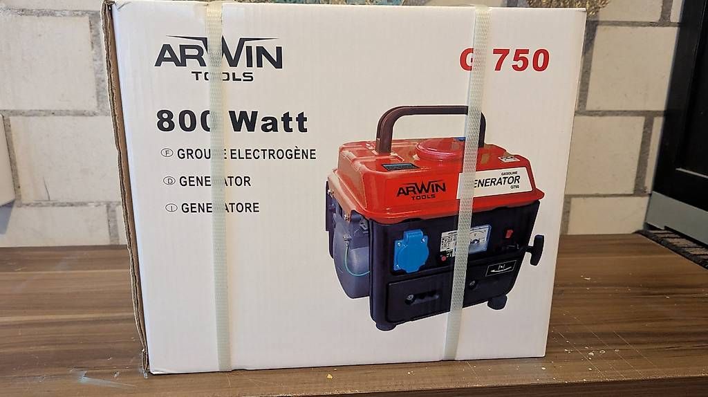 Generatori di corrente: Benzin Stromerzeuger "Generator G750" (Neu) – Nuovo e nell'imballaggio originale da Altdorf UR venduto da Walhalla59 1