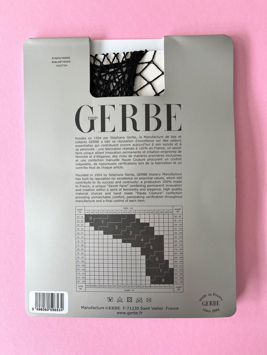 Calze & Collant: GERBE, Netzstrumpfhose ESPIEGLE, Gr. S (2), Farbe Schwarz – Nuovo e nell'imballaggio originale da Rudolfstetten venduto da gst_g7xl 1