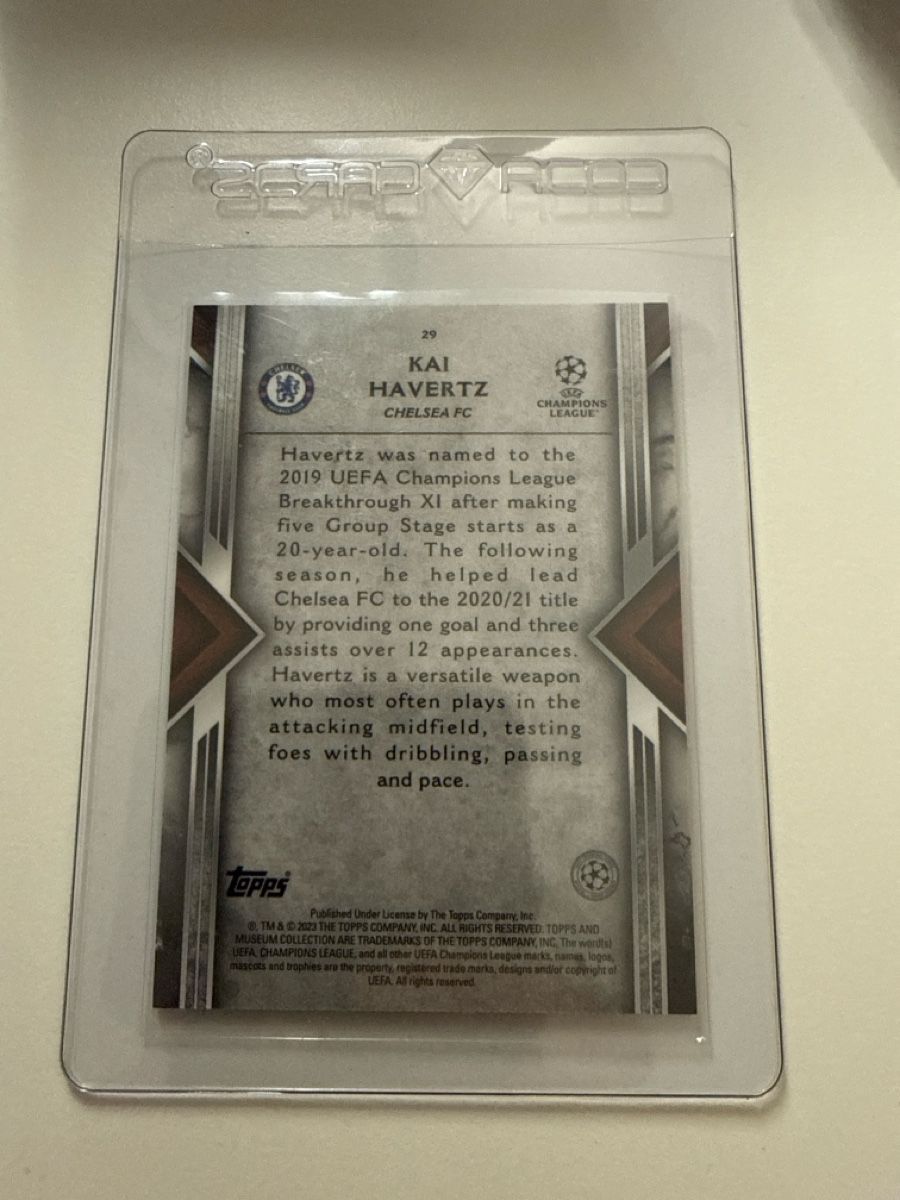 Topps Carte collezionabili: Kai Havertz, Chelsea, Topps Museum – Usato da Bäretswil venduto da pu0_7rmv 1