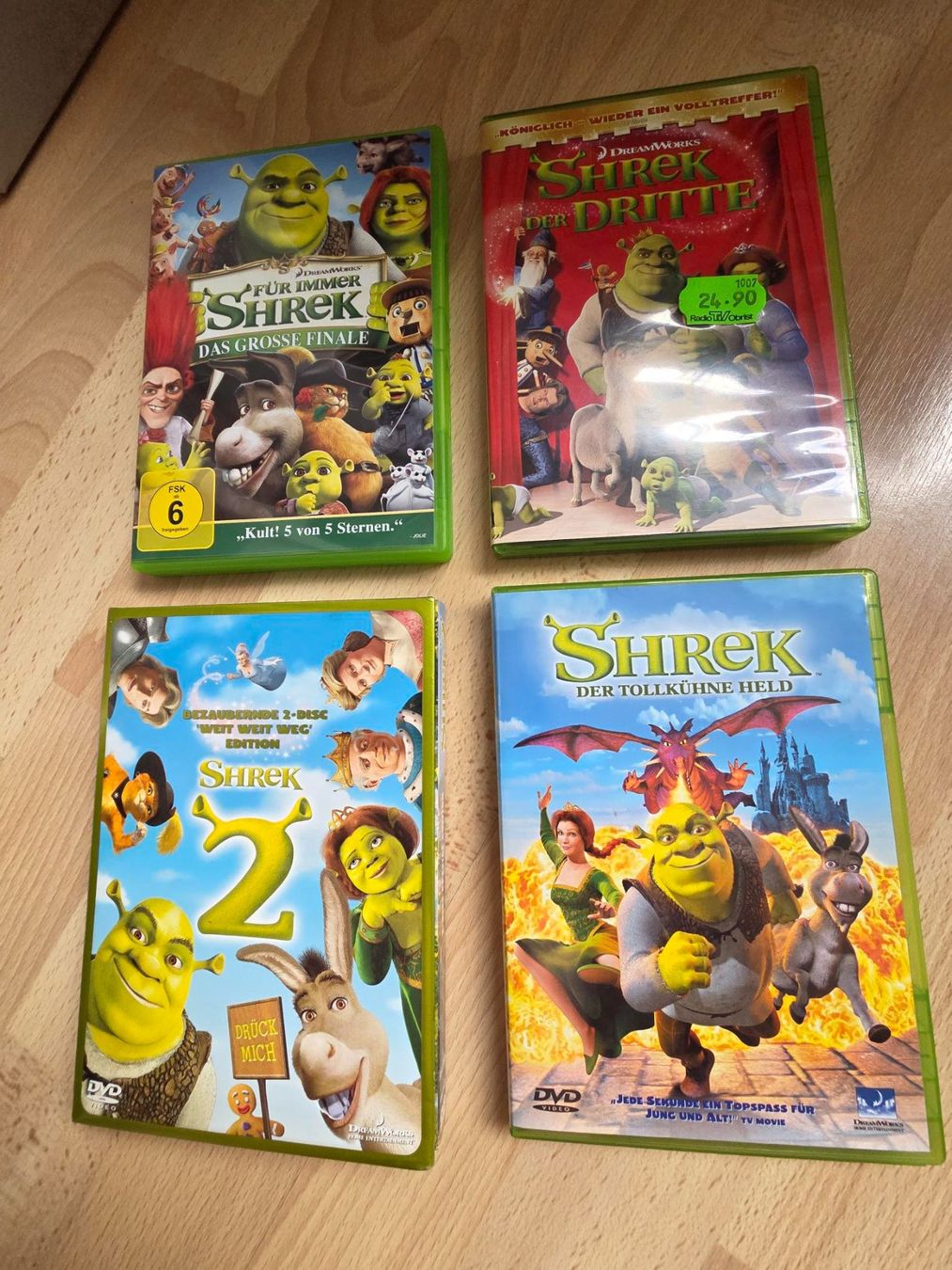 Alle DVDs: Shrek - Div. DVD's – Gebraucht aus Herznach von koro02