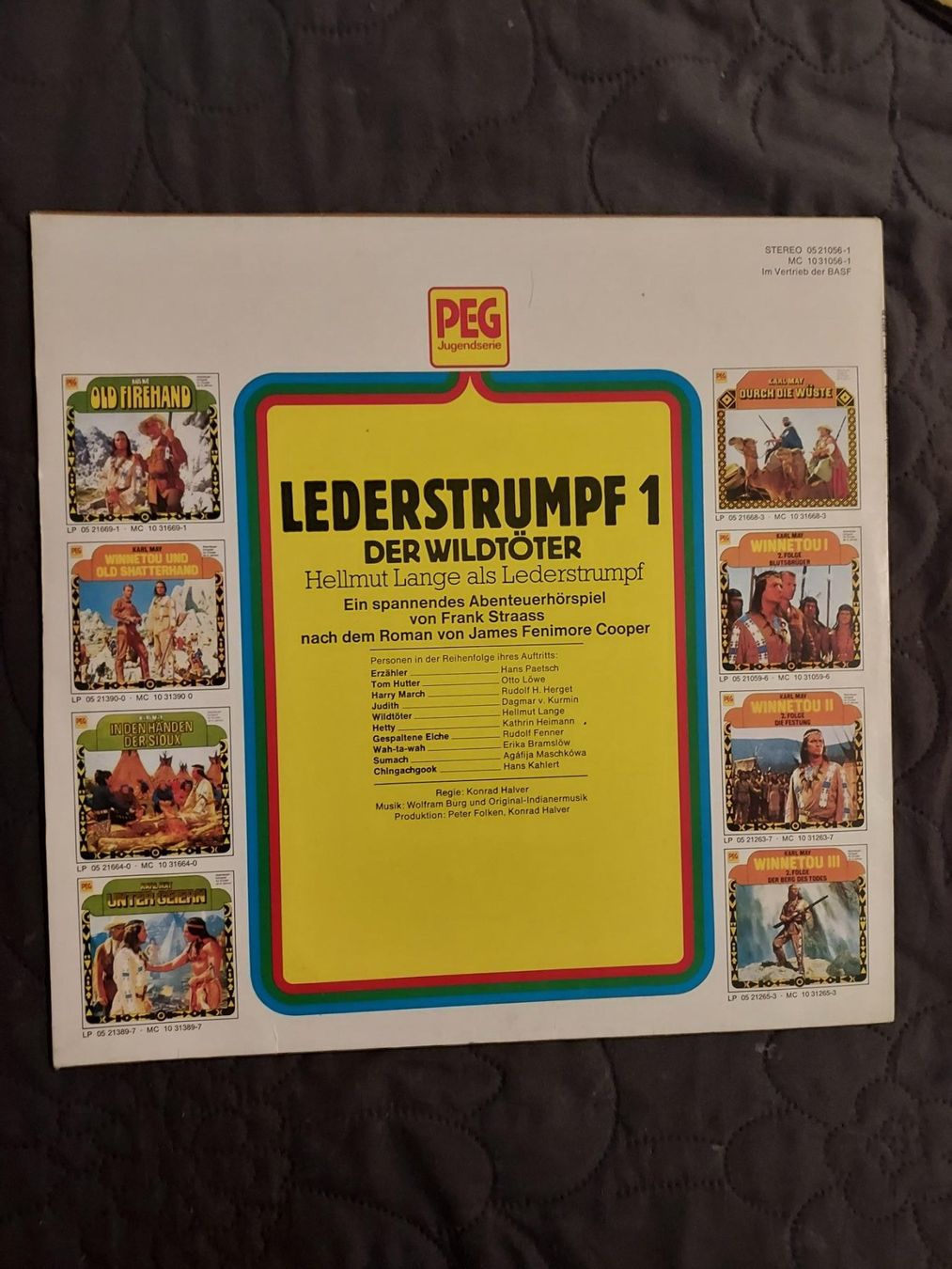 Dischi in vinile: Lederstrumpf 1 Der Wildtöter Schallplatte – Usato da Dübendorf venduto da Seth2167 1