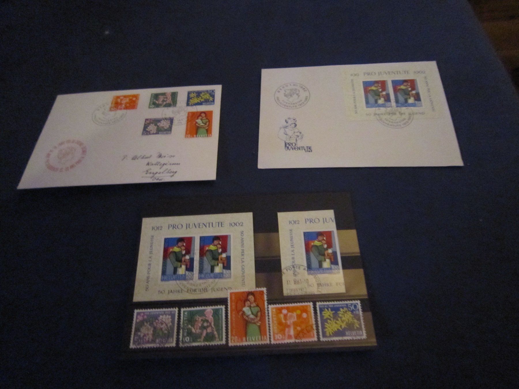 Tutti i francobolli: PJ 1962 FDC und Marken – Usato da Gordola venduto da Polentaefung