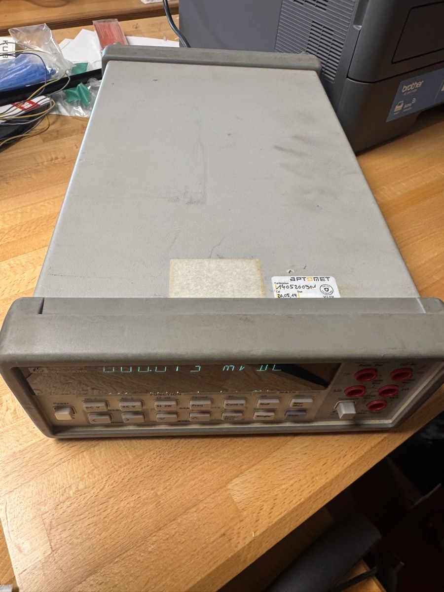 Hewlett Packard Mesurer: HP Hewlett Packard 34401A 6½ Digit Digitalmultimeter – D'occasion à Wittenwil par eichmitronik 1