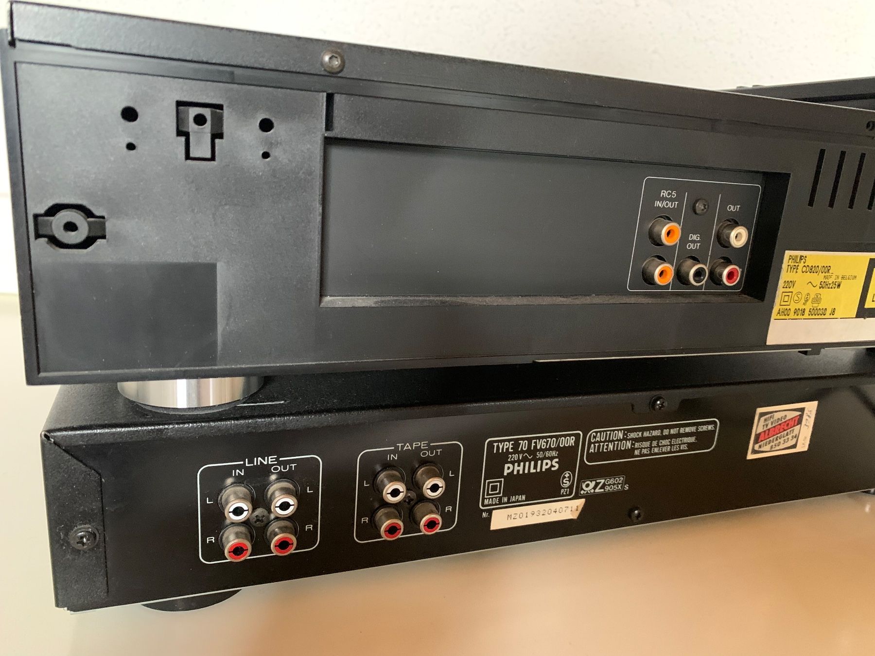 Philips Audio- & Mediensysteme: Philips CD 820 Cd Player mit Philips Equalizer – Gebraucht aus Bremgarten AG von  4