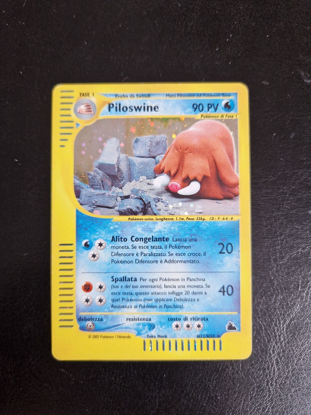 Pokémon Carte collezionabili: Piloswine Skyridge  – Nuovo (secondo la descrizione) da Giubiasco venduto da MrGru1992