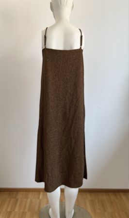 Schimmerndes bronce Midikleid, Gr. S